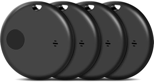 Air Schlüsselfinder Tag 4er Pack, Smart Air Tracker Tag IP67 Wasserdicht | Koffer Tracker Kompatibel mit Apple Wo ist APP (nur iOS), Batterielebensdauer EIN Jahr, für Gepäck/Taschen/Key