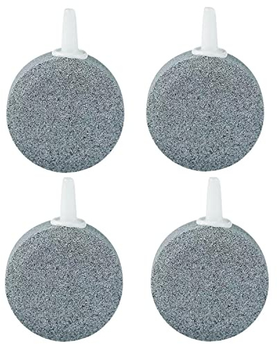 Luftstein für Aquarium,4 Stück 4cm Luft Stein Blase Air Stone Ball Bubble Diffuser Release Tool für Hydrokultur Aquarien Sauerstoffstein für Nano-Luftpumpen kleine Eimer und Aquarien