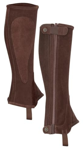Shires Moretta Erwachsene Halbchaps aus Wildleder