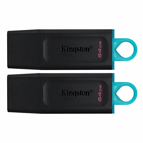 Kingston DataTraveler Exodia DTX/64GB-2P USB-Stick 3.2 Gen 1 - mit Schutzkappe und Schlüsselring in mehreren Farben