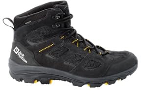 Jack Wolfskin Herren Vojo 3 Texapore Mid M Outdoorschuhe, Black Burly Yellow Xt, 42 EU