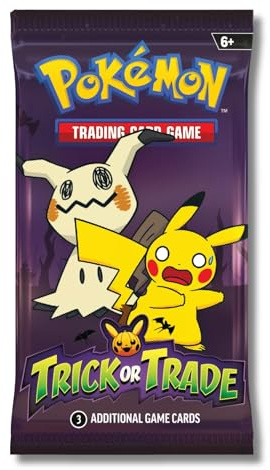 Pokemon 2023 Trick or Trade Mimikyu & Pikachu, Mini-Booster-Pack