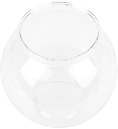 Multifunktionales Kleines Rundes Fischglas für Aquarien, Bücherregaldekoration (S)