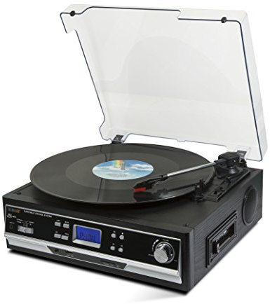 Technaxx USB Gramophon / Konverter - Umwandlung von Schallplatten und Audiokassetten in MP3-Format (TX-22 +)
