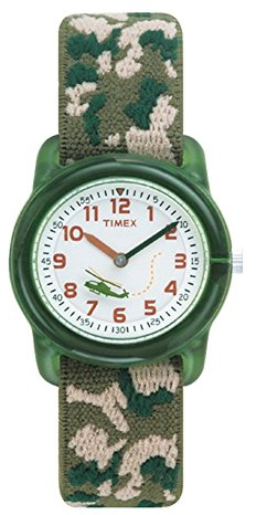 Timex Time Machines Kinder-Armbanduhr, 29 mm, elastisches Gewebe, T78141