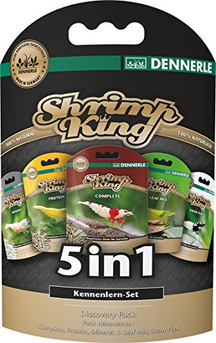 Dennerle Shrimp King Garnelenfutter 5 in 1 Kennenlern-Set - für Ziergarnelen