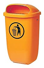 Sulo Abfallbehälter H650xB395xT250mm 50l orange SULO - 1052434