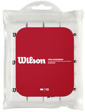 Wilson Griffband Pro Overgrip 12 Pack, White, WRZ4016WH
