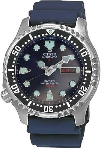 Citizen Herren-Automatikuhr mit Kunststoffband NY0040-17LE