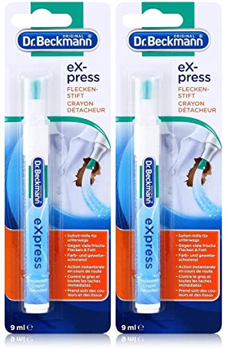 2X Dr. Beckmann Express Fleckenstift 9 ml - Soforthilfe f??r Unterwegs