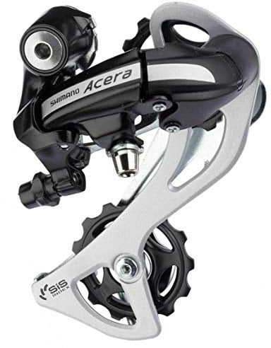 SHIMANO Acera Rear Derailleur RD-M360 7/8S Schwarz by Shimano, Lang