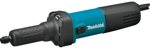 Makita GD0601 GD0601-Amoladora recta 400W 25.000 RPM 1.7 kg pinza 6 mm, Schwarz, Blau, Silber, 1/4_Inch