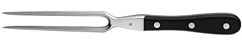 WMF Spitzenklasse Plus Fleischgabel Edelstahl, Grillgabel Tranchiergabel 27 cm, Cromargan Edelstahl, Zinkenlänge 12 cm