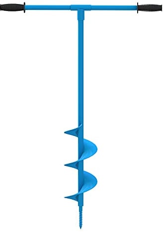 Güde Handerdbohrer GH 150 (Gesamtlänge 104 cm, ø 15 cm, für das Setzen von Zaunpfählen, Einpflanzungen etc, rutschfeste Handgriffe, großer Quergriff aus Metall für optimale Kraftübertragung)