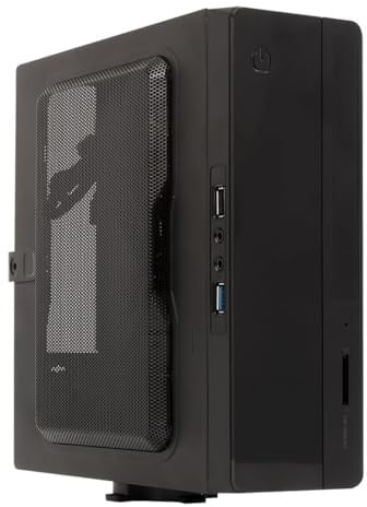 Unyka 52061 – Mini-ITX-Gehäuse (USB 3.0, 150 Watt), schwarz
