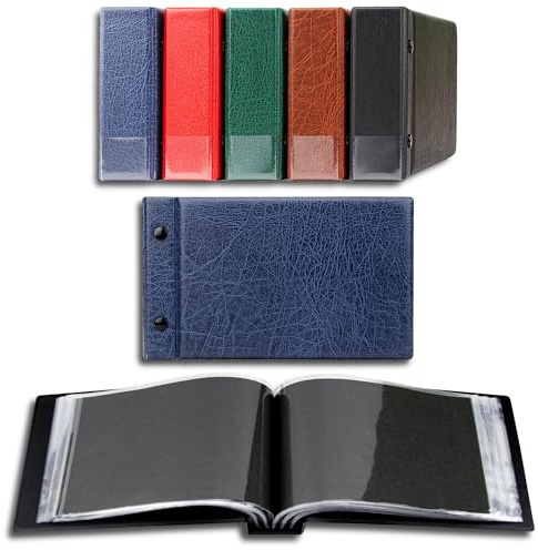 Prophila Collection kleines Postkarten- und Briefe-Album blau