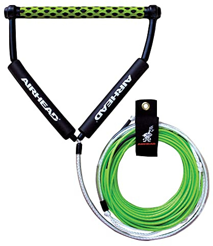 Kwik Tek AIRHEAD Herren Dyneema Thermo-Wakeboard-Seil, Grün, 4 Sections (70 Feet)