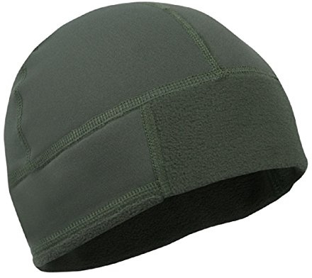 wb-compaigne BW Fleecemütze Oliv Original: Unisex, Militär, Outdoor, Kaltwetteraktivitäten, Ärmellos, Offen-Rücken, Einfarbig, Olive, M