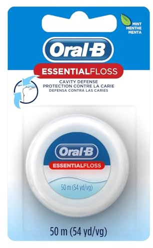 Oral-B Essentialfloss mint gewachst 50m (Zahnseide), 3er Pack (3 x 1 Stück)
