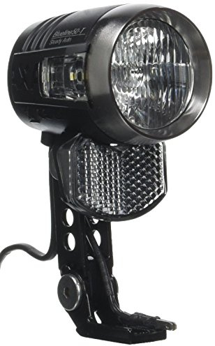 AXA Blueline 50-T Steady Auto, Fahrradlicht Vorne Dynamo, 50 Lux Fahrrad Scheinwerfer, LED Frontlicht, Integrierter Reflektor, Standlicht