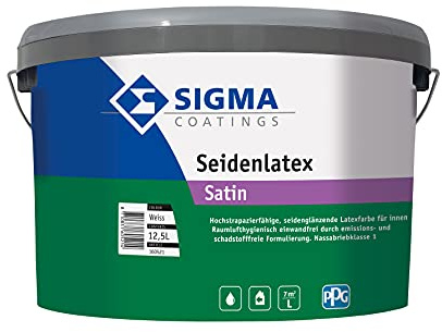 Sigma Seidenlatex, 12,5L, weiss