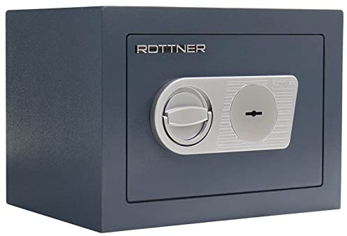 Rottner Samoa 26 Wertschutzschrank EN0 Doppelbartschloss Aufbohrschutz 2 Schlüssel bedingter Feuerschutz Tresor herausnehmbarer Fachboden inkl. Befestigungsmaterial