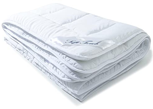 aqua-textil Soft Touch Duo Bettdecke 135 x 200 cm Steppdecke ca 1200g Füllung atmungsaktiv warm Winter Decke Oeko-TEX
