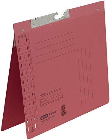 ELBA Pendelhefter, Manila-Karton, rot, 50er Pack