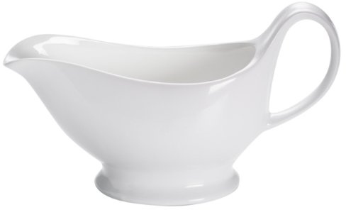 Maxwell & Williams AA017 Kitchen Sauciere, Soßenkanne, 0,4l, Porzellan, Weiß