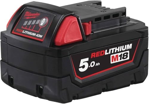 Milwaukee M18 B5 Akku 18V 5.0 Ah Li-Ion Rot
