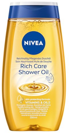 Nivea Natural Duschöl mit natürlichen Ölen, 200ml