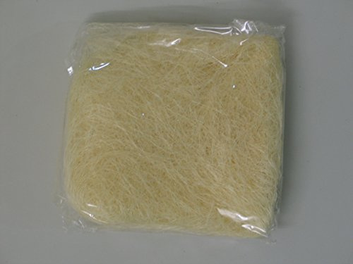 Dapo Leuchten 2 x Dekogras, Ostergras, Sisalwolle zum basteln, dekorieren, Dekoartikel Diverse Farben (beige)