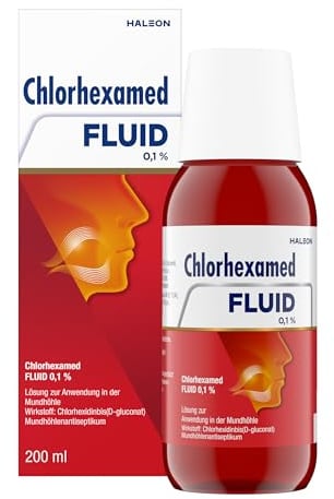 Chlorhexamed Fluid 0,1% Mundspülung mit Chlorhexidin 200 ml bei Zahnfleischentzündungen