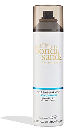 Bondi Sands – Self Tanning Mist Light/Medium – Selbstbräuner, Bräunungsspray für die natürliche Bräune ohne Sonne, 250 ml