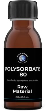 Mystic Moments | Polysorbate 80 | 250g | Duftrohstoff mit vielseitigem Profil für Parfüm, Seife, Kerzen und Kosmetik.