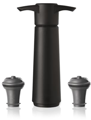 Vacu Vin wine saver shwarz