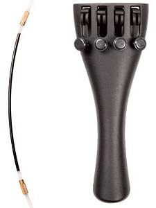 Wittner 918111P Violin Saitenhalter 4/4, Hi-Tech Kunststoff mit 4 Feinstimmern, ultraleicht; Palisanderfarben