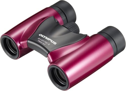 Olympus 8x21 RC II Fernglas mit Tasche Magenta