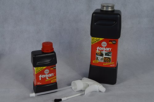 Set Fertan Rostumwandler 1L FE-22601 1 Liter Plus 250ml Fertan Rostumwandler Sprühflasche Rostkonverter, Restauration, PKW,LKW, Motorrad, Haus, Garten UVM.