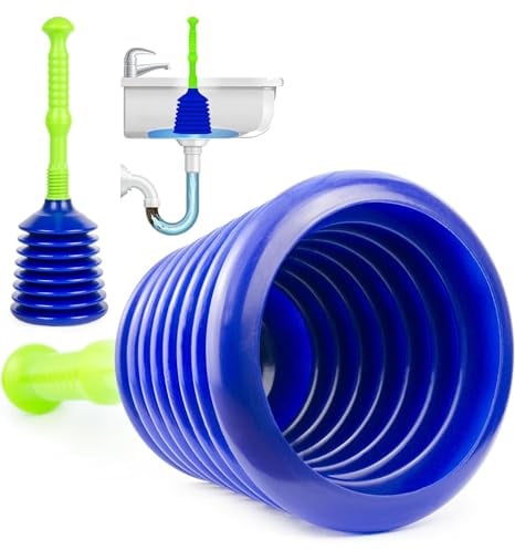 Luigi's großer Pömpel für Abfluss & WC - Pümpel Saugglocke zur Rohrreinigung - Abflussreiniger Pumpe Plunger - Abflusspumpe für Toilette Dusche Waschbecken - Toiletten Pömpel