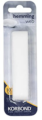 Korbond Saumband zum Aufbügeln – Waschfestes Bügelband & Klebeband zum Hosenkürzen ohne Nähen (10 m x 2cm)