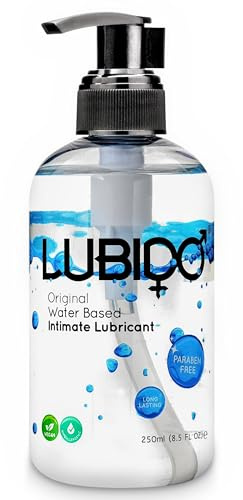 Lubido Original Gleitgel auf Wasserbasis für den Intimbereich, ohne Parabene, 250 ml