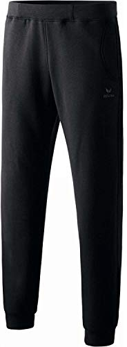 Erima Unisex Kinder Sweatpant mit Bündchen (210330), schwarz, 152