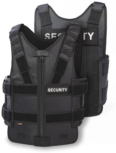 PRODEF® Mod. III Schnitt- & Stichschutzweste - nach VPAM KDIW zertifiziert | Schnittschutz K3 | Stichschutz D2 | Schutz gegen Wurfgegenstände W5 | Inkl. Transporttasche