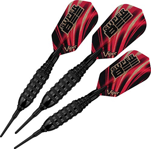 Viper Super Bee Dartpfeile mit weicher Spitze: Schwarz beschichtetes Messing, 16 Gramm