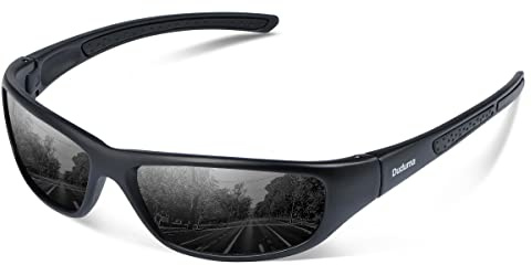 Duduma Sonnenbrille Herren Polarisiert Sportbrille Fahrrad Brillen für Herren Damen Angeln Sport mit UV400 Schutz Tr8116