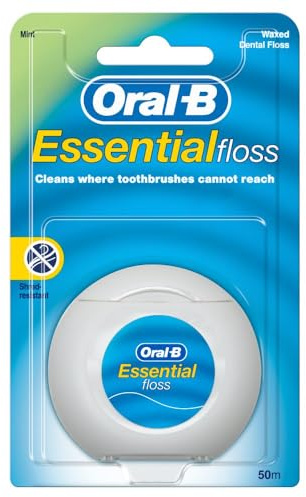 4x Oral-B Essential floss mint gewachst 50m (4x 50m) Vorteilspack