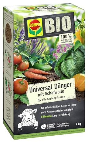 Compo Bio Universal Langzeit-Dünger mit Schafwolle 2 kg