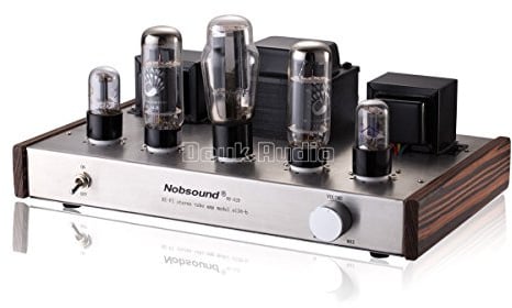 Nobsound HiFi EL34 Valve Tube Amplifier Classic 2.0 Channel Stereo Single-Ended Class A Röhrenverstärker Power Verstärker 12W x2