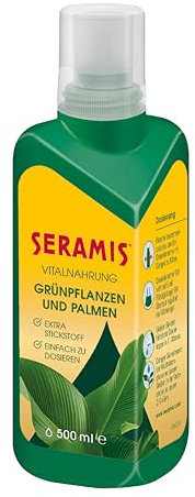 Seramis Vitalnahrung für Grünpflanzen und Palmen, 500 ml – Flüssigdünger für Optimales Wachstum mit Praktischer Dosierhilfe